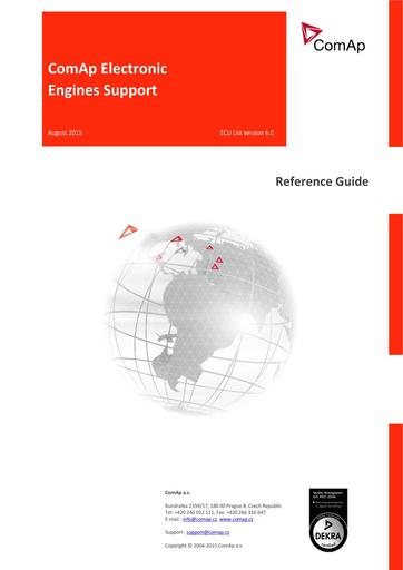 Comap electronic engines support