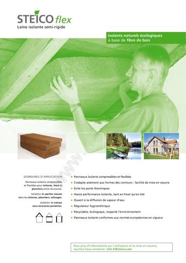 Isolation fibres de bois steicoflex