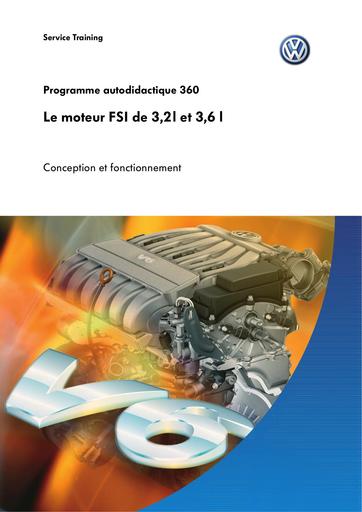 Vw moteur v6  ssp 360 3 6fsi ea390