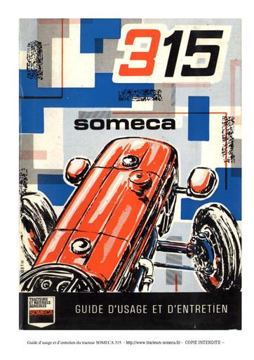 Guide tracteur Someca 315