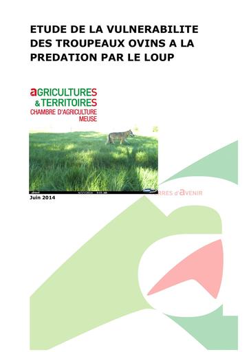 Etude vulnerabilite troupeau ovin