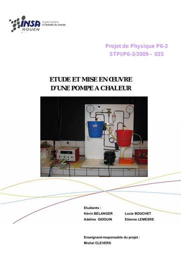 Etude PAC INSA ROUEN