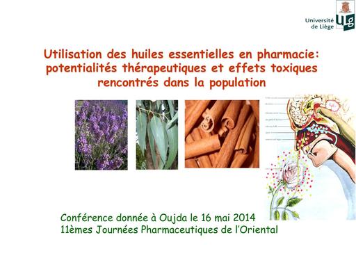 Huiles essentielles en pharmacie