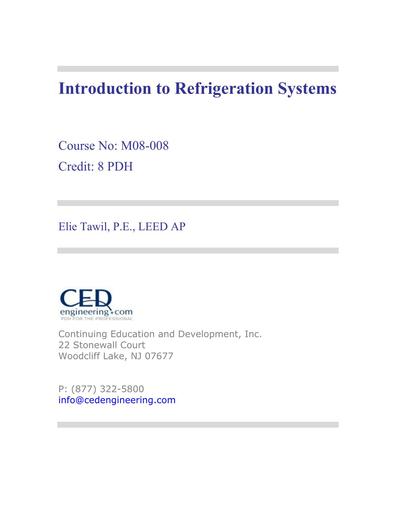 Introduction to Refrigeration Systems R1