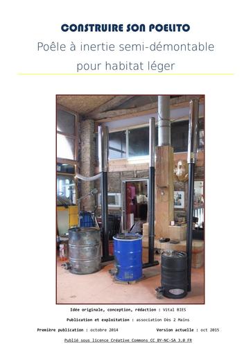 FICHE Construire son poelito de Vital Bies