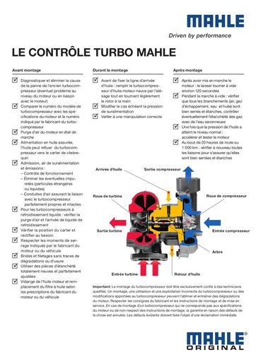 Controle turbo mahle
