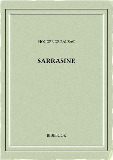 Balzac honore de   sarrasine