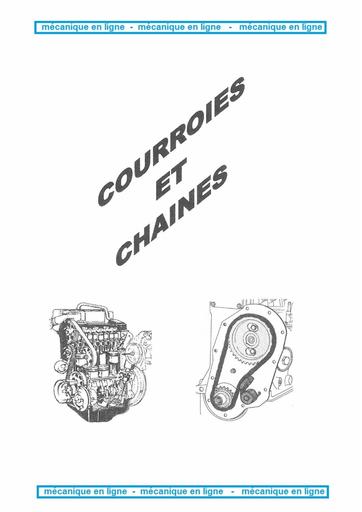 Courroies et chaines
