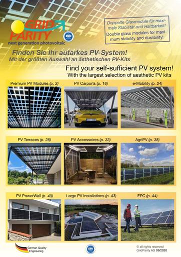 Gridparity solar catalogue