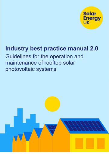 Solar Energy UK Rooftop OM maintenance safety best practice Second edition