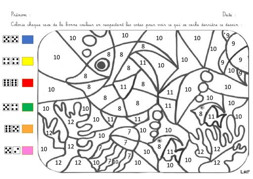 Coloriage magique GS