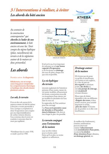 ATHEBA abords du bati ancien