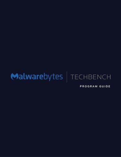 Malwarebytestechbenchprogramguide