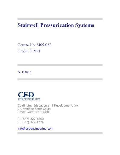 Stairwell Pressurization Systems