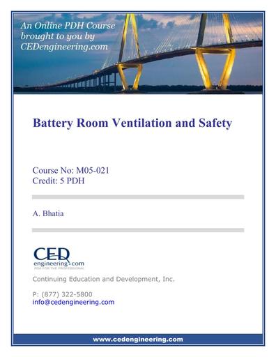 M05 021   Battery Room Ventilation and Safety   US