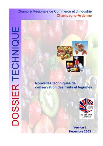 Nouvelles techniques de conservation des fruits et légumes