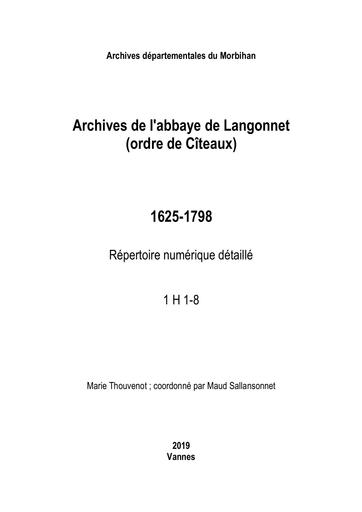 Archives abbaye de langonnet