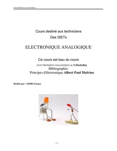 Electronique analogique
