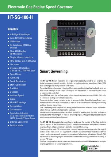 Hueglo smart governor   HT SG 100 H