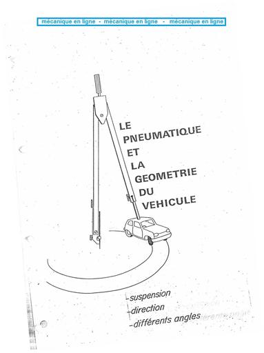 Geometrie auto pneumatique