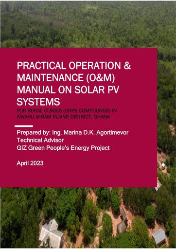 PV solar Practical Operation Maintenance Manual Ghana