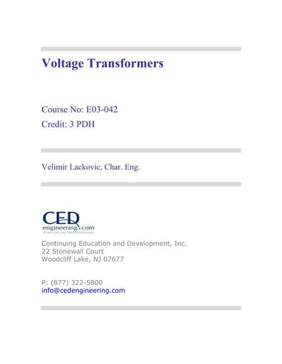 Voltage Transformers R1