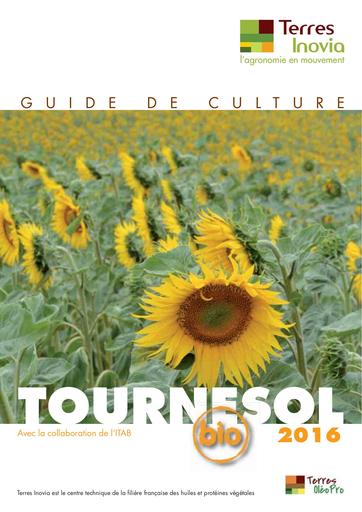 Guide tournesol bio terres inovia 2016