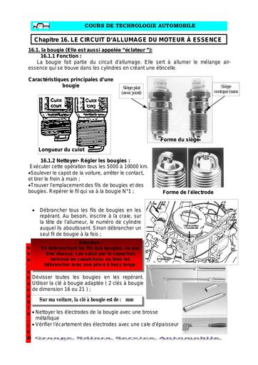 Bougies d'allumage
