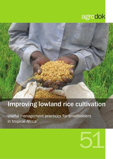 Agrodok 51   rice cultivation