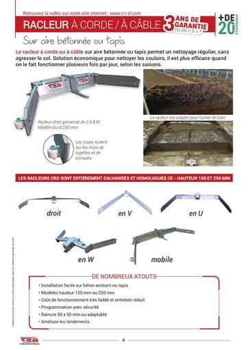 RACLEUR A CORDE CABLE CRD