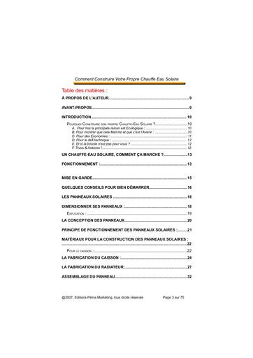 Autoconstruction panneau solaire