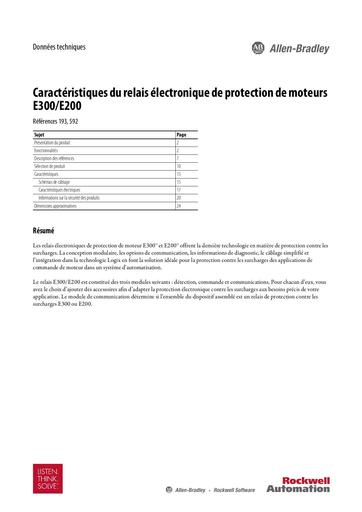 Relai protection allen bradley