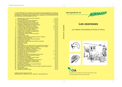 Agrodok   46   Les zoonoses   Maladies transmissibles de l'animal a l'homme