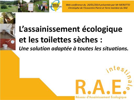 PPT Toilettes sèches assainissement ecologique