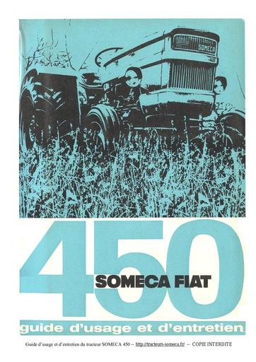 Guide entretien Someca 450