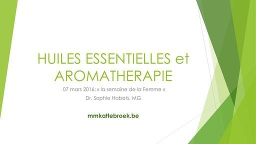 Aromatherapie généralités