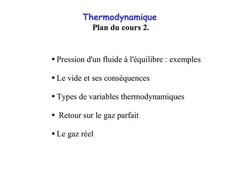 Cours thermodynamique 2