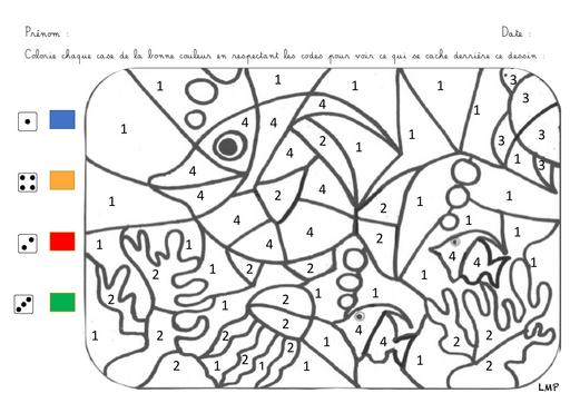 Coloriage magique PS