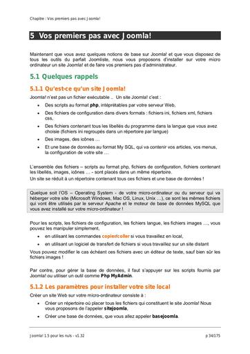 5 Vos premiers pas avec Joomla!