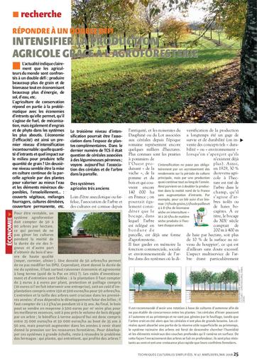 AGroof tcs 47 agroforesterie