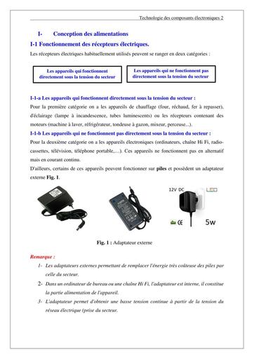 Cours 11 conception alimentations