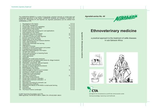 Agrodok 44   ethnoveterinary medecine
