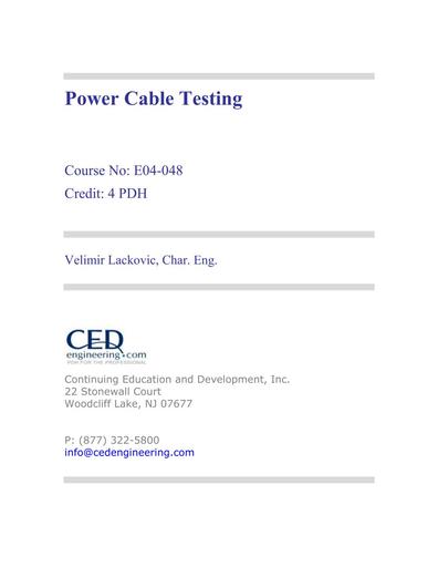 Power Cable Testing R1
