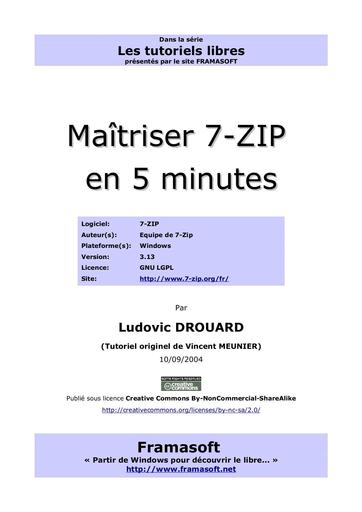 Manuel 7zip