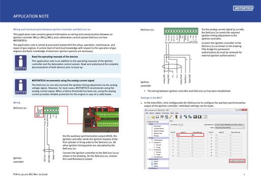 MOTORTECH Application Note Wiring DetCon MICX 01 30 011 EN 2016 101