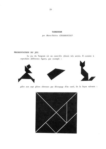 Tangram ecole