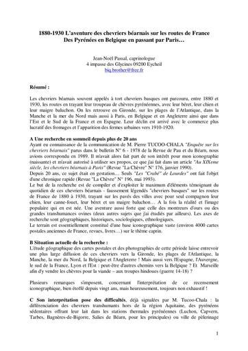 Chevriers Bearnais 2013
