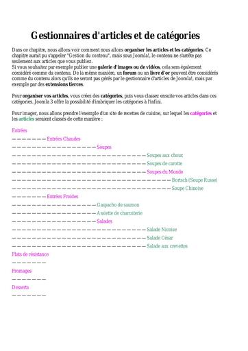 Joomla 3 (02)   Gestionnaire d'articles