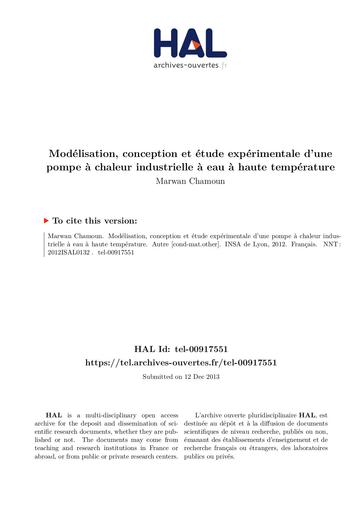 These   modelisatoin PAC   INSA Lyon