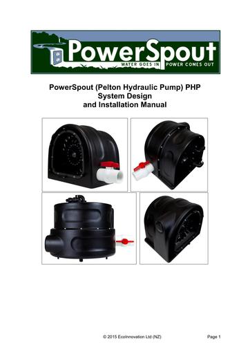 PS PowerSpout PHP Install Manual July 2015